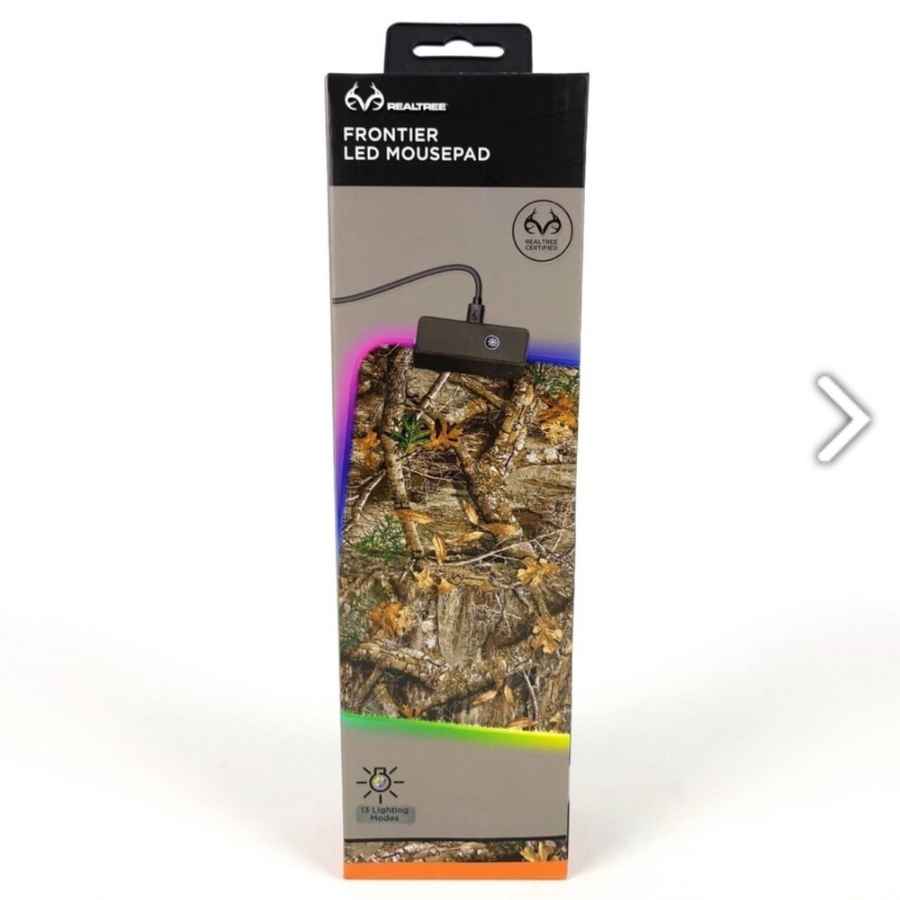 Realtree Frontier LED Mousepad Camo design Light Up New NIP